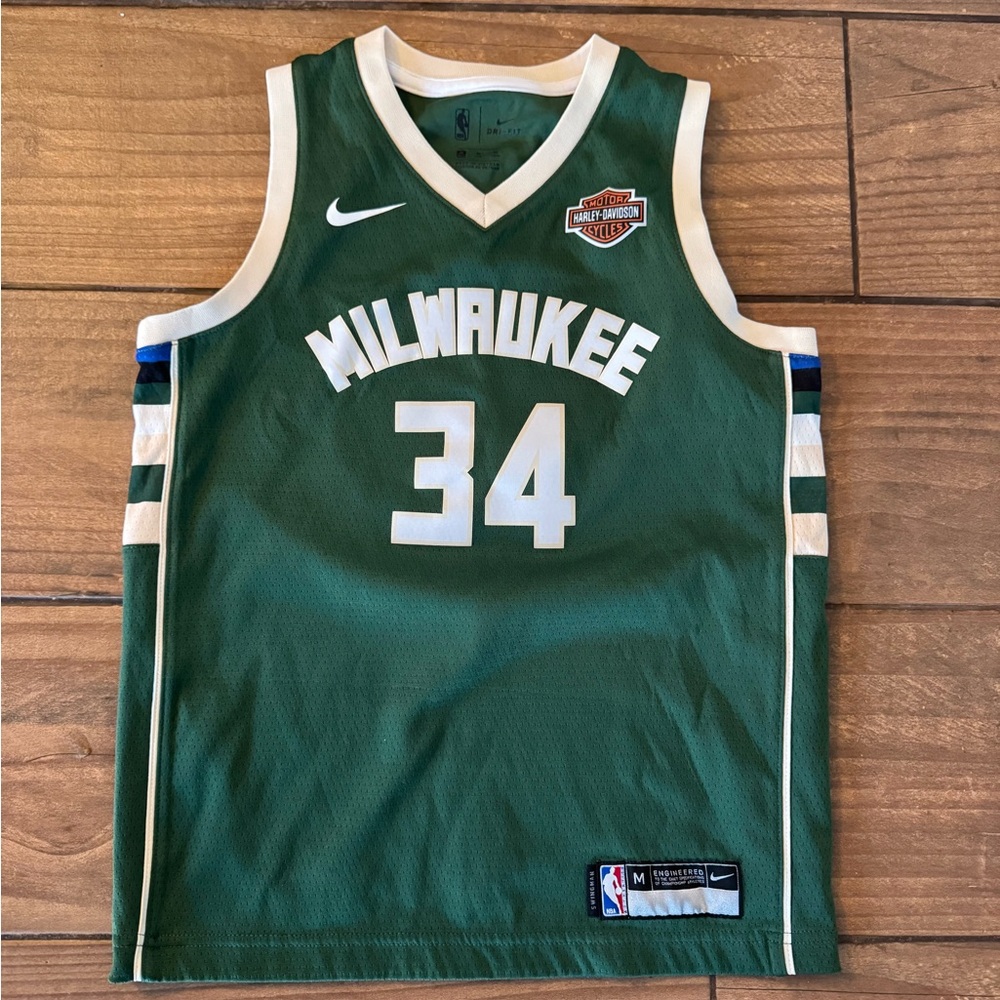 NBA Green Mesh Swingman Jersey by Nike